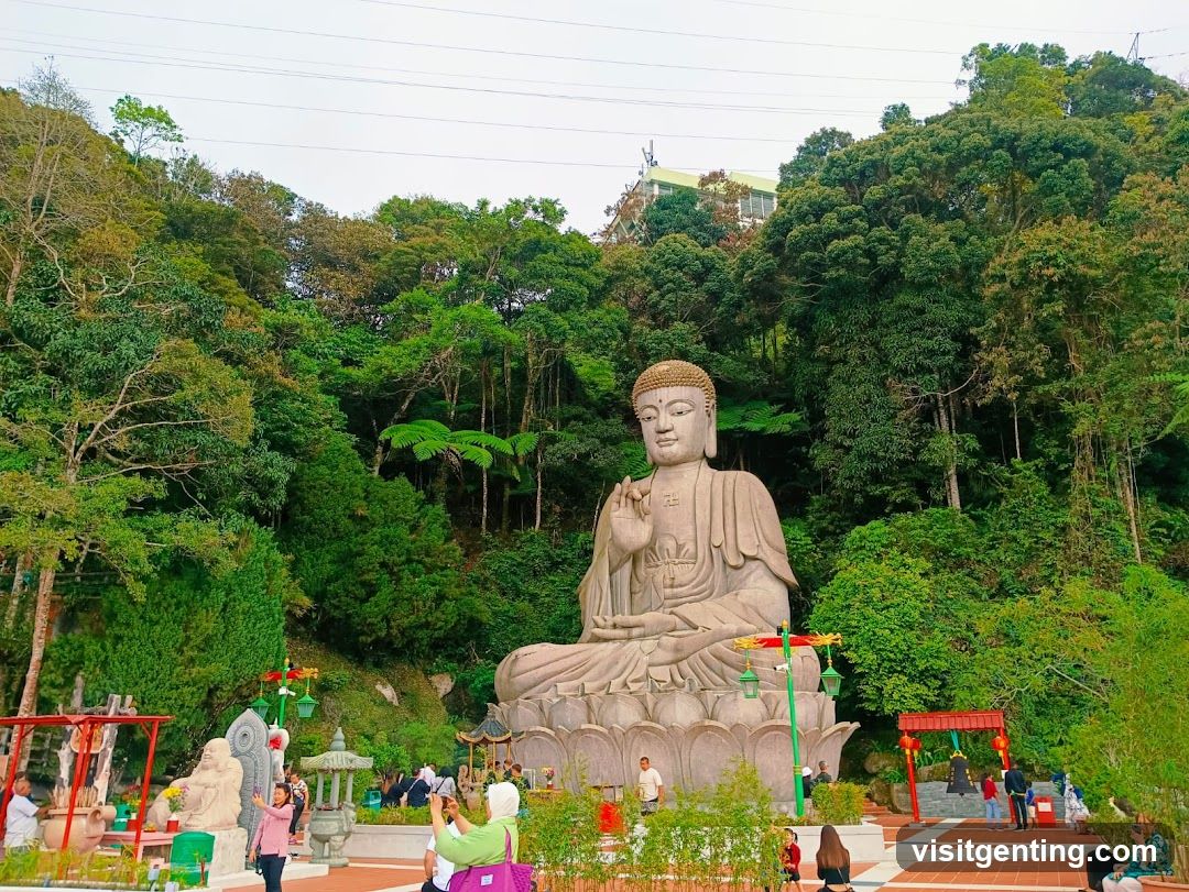 Buddha Statue at Temple Complex