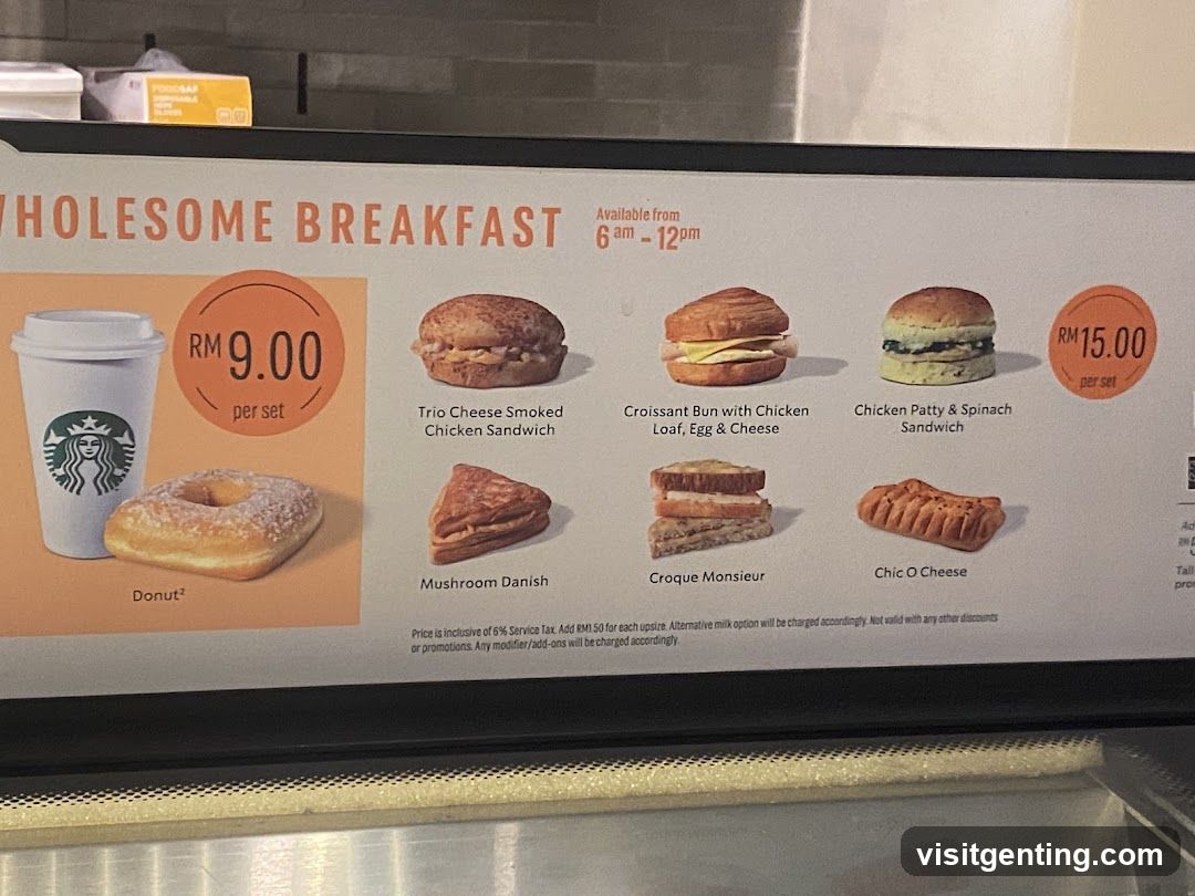 Wholesome Breakfast Menu