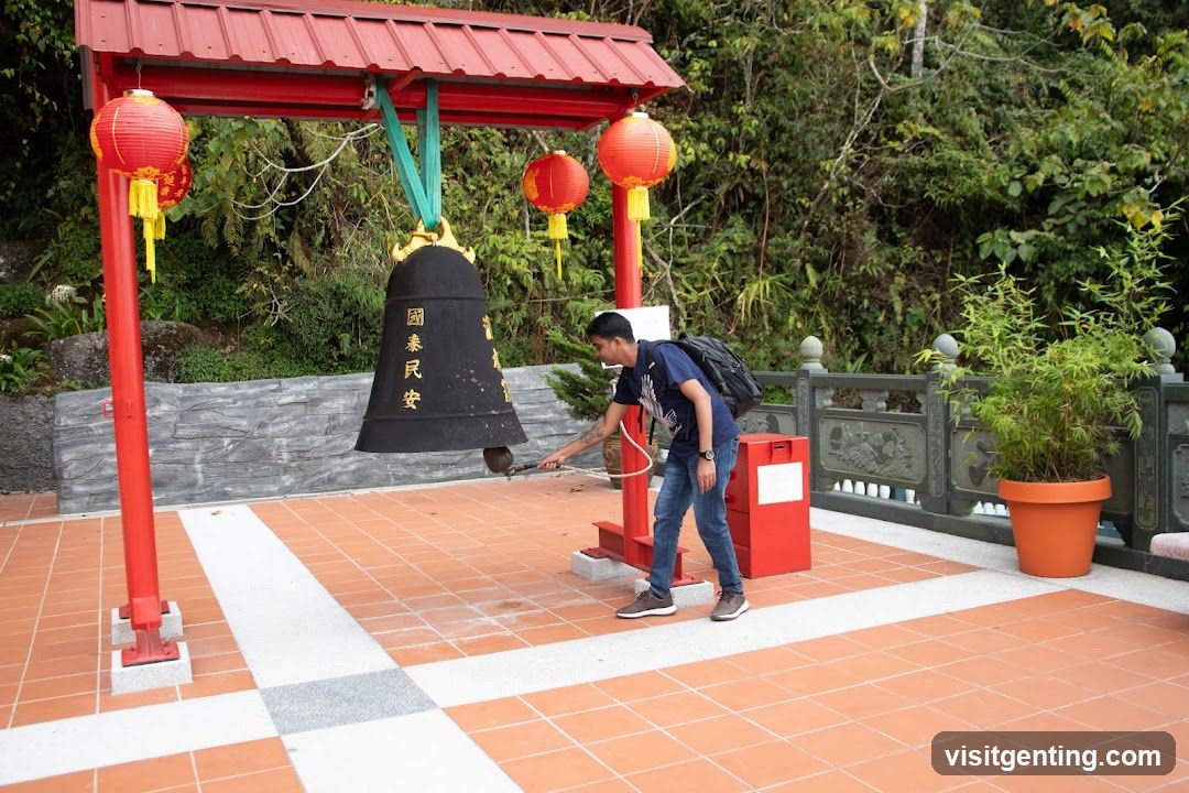Person at Temple Bell