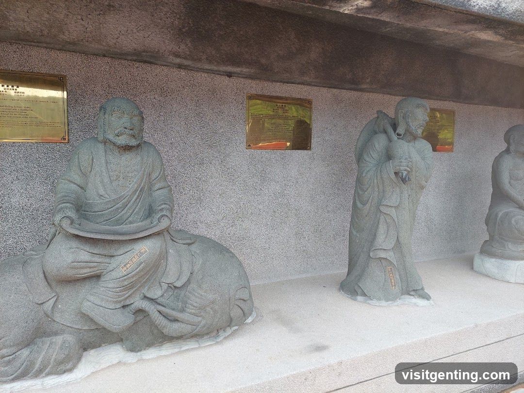Stone Statues Display