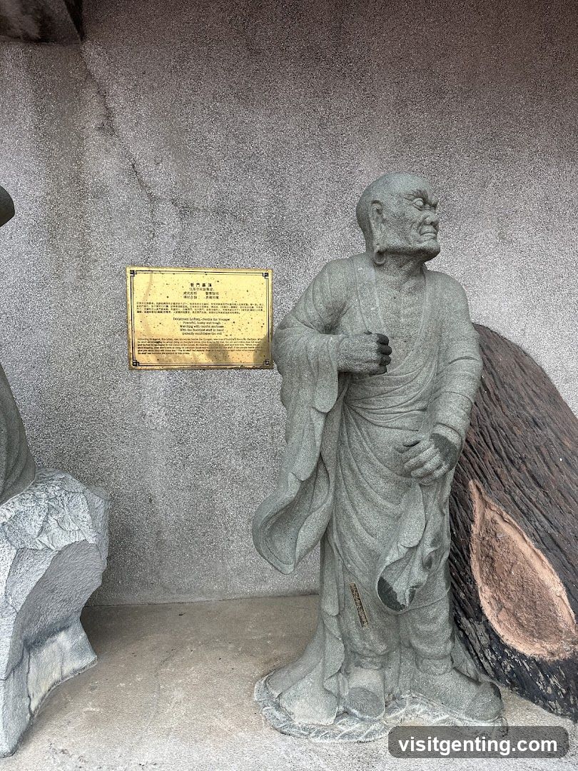 Stone Statue at Temple