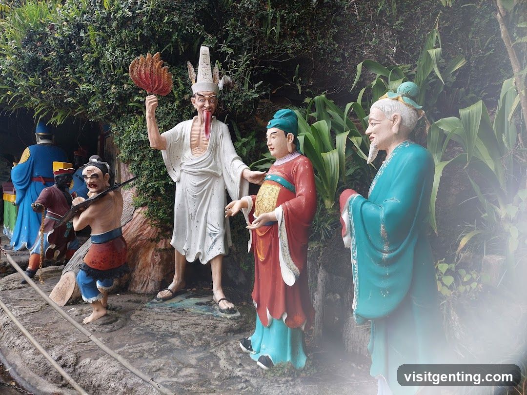 Statue Group in Outdoor Setting