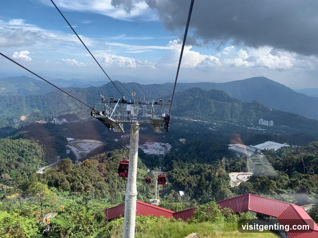 Cable Car View from Mount Bukit Bendera