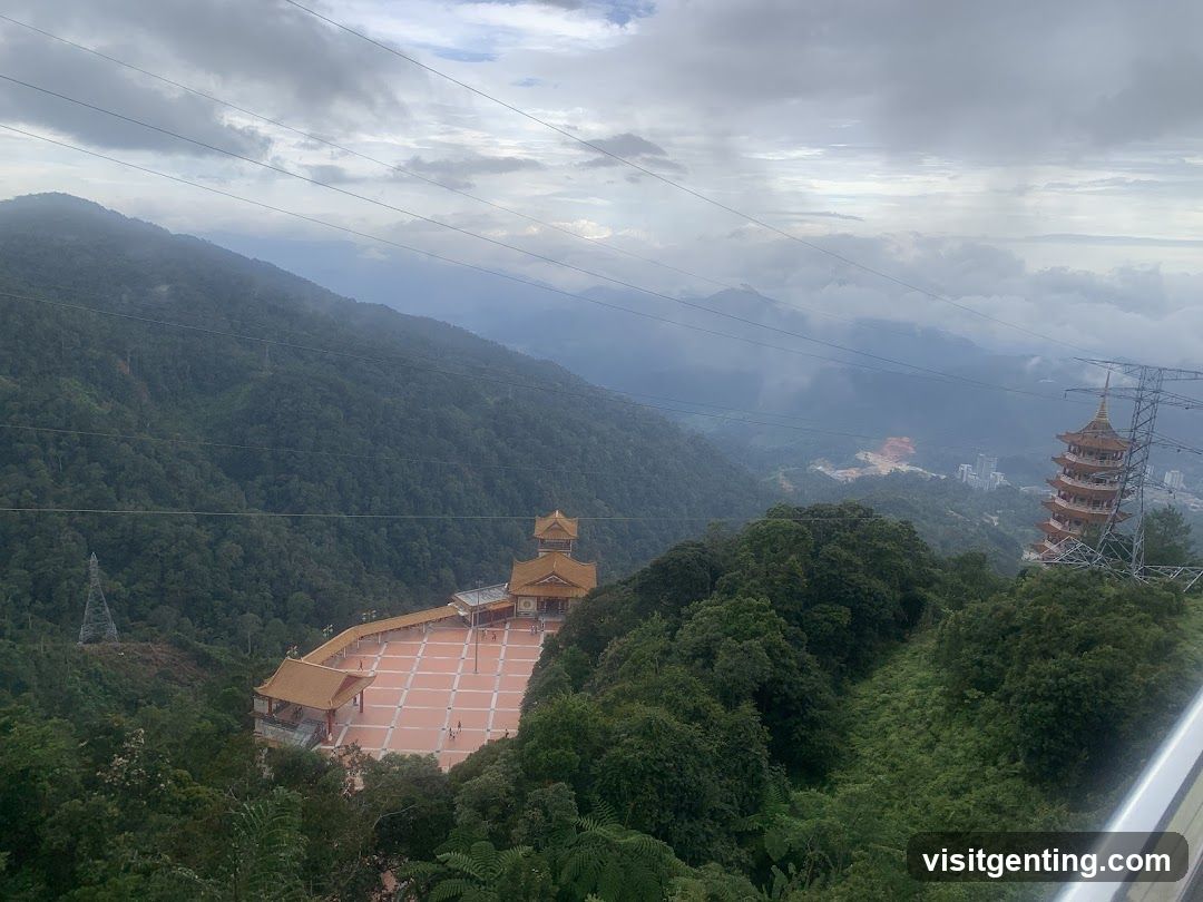 Mountain View with Temple Complex