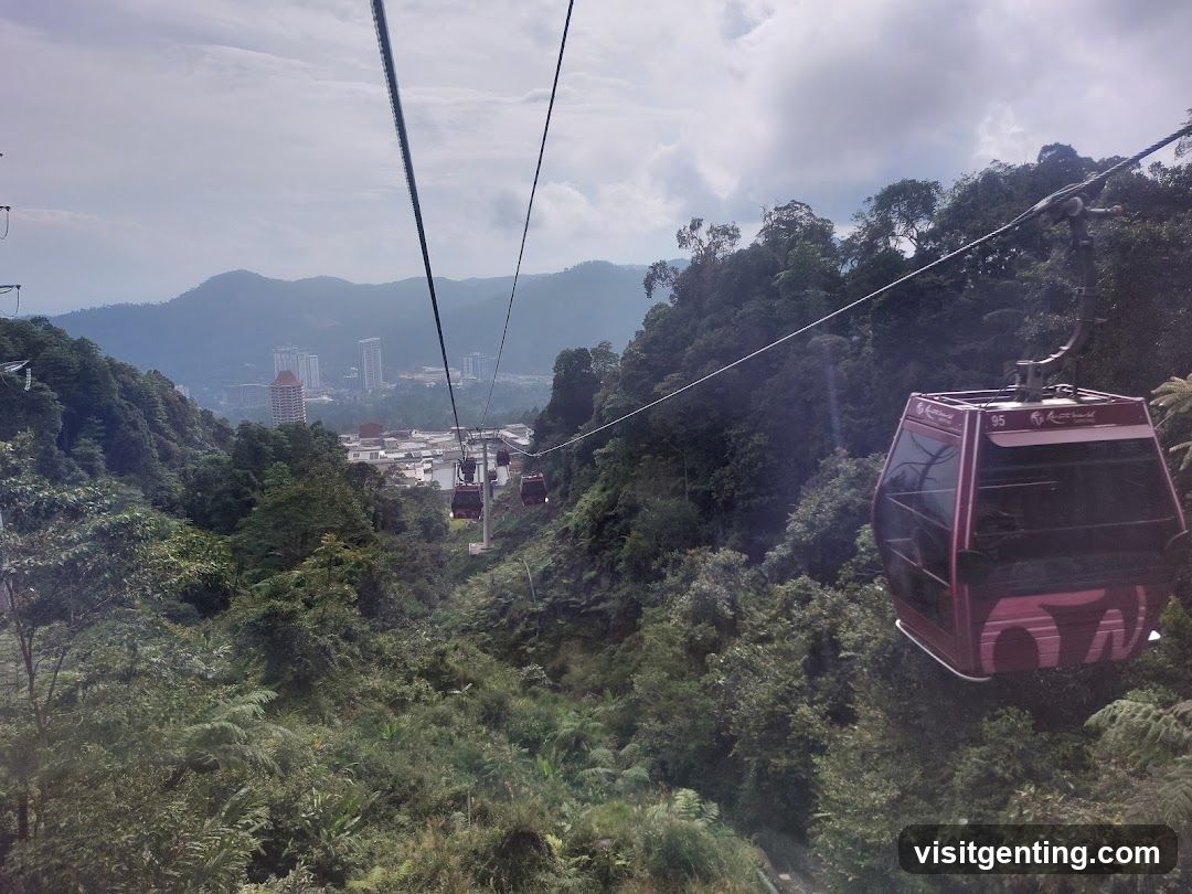 Cable Car View from Mount Kinabalu