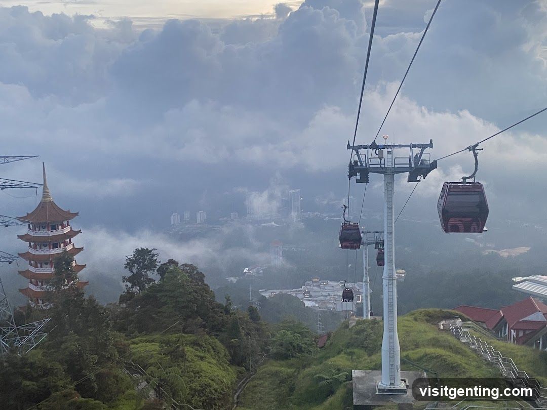 Cable Car View from Mount Bukit Bendera