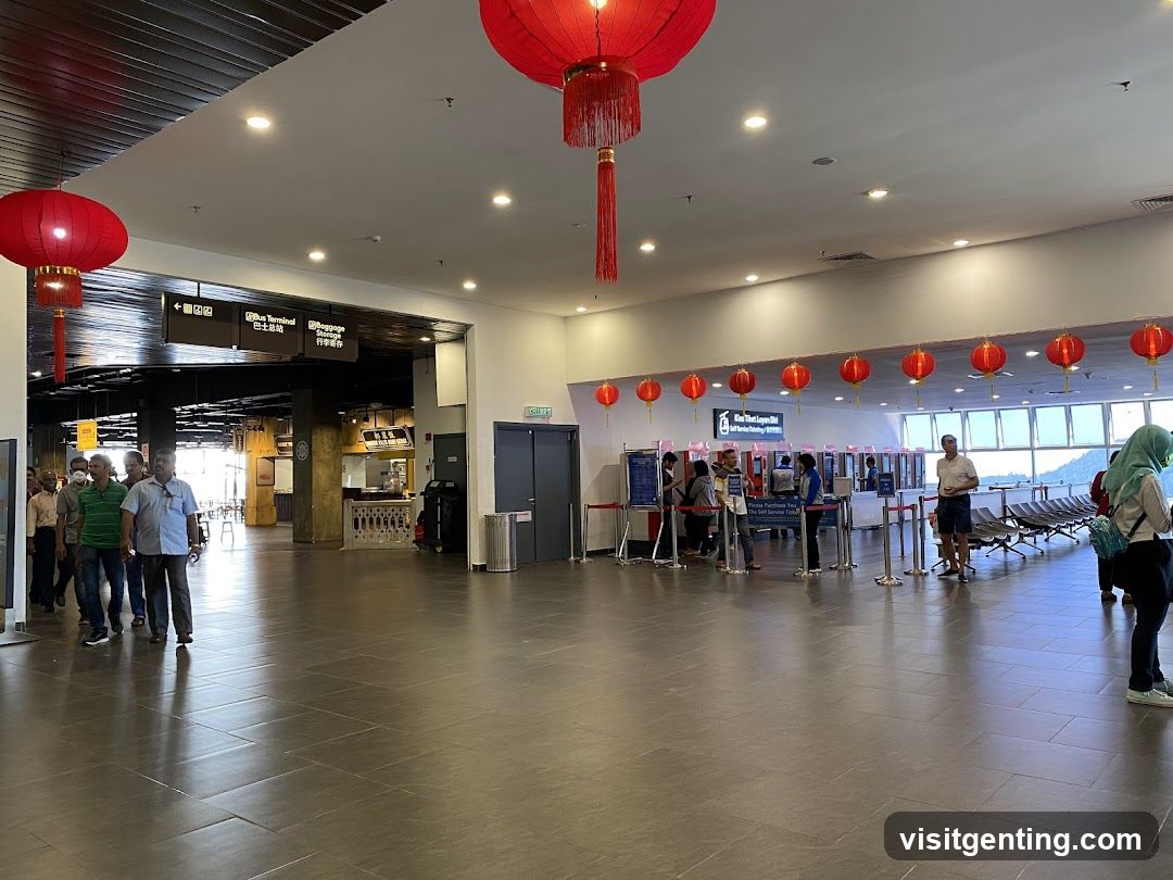 Interior of a transportation terminal