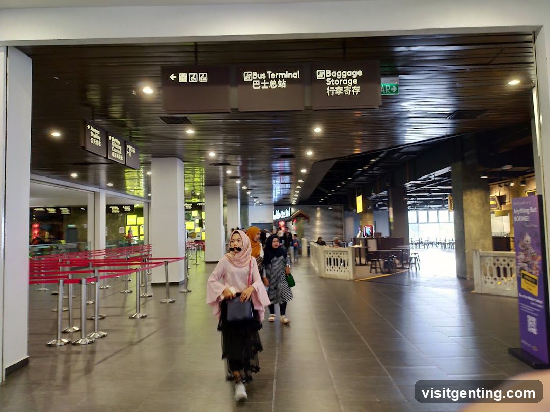 Interior of transportation hub