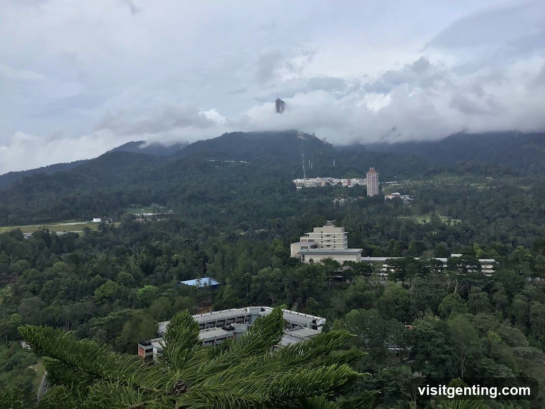 Mountainous Landscape with Buildings