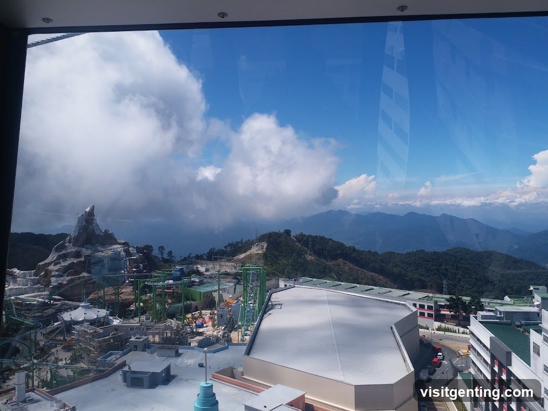 Mountain View from High-Rise Building