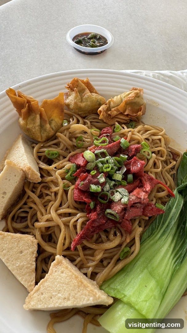 Noodle Dish with Accompaniments