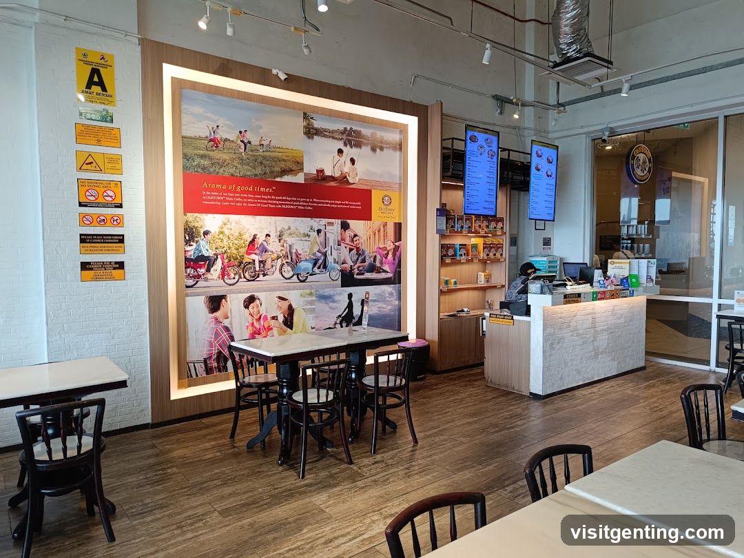Interior of a café or restaurant