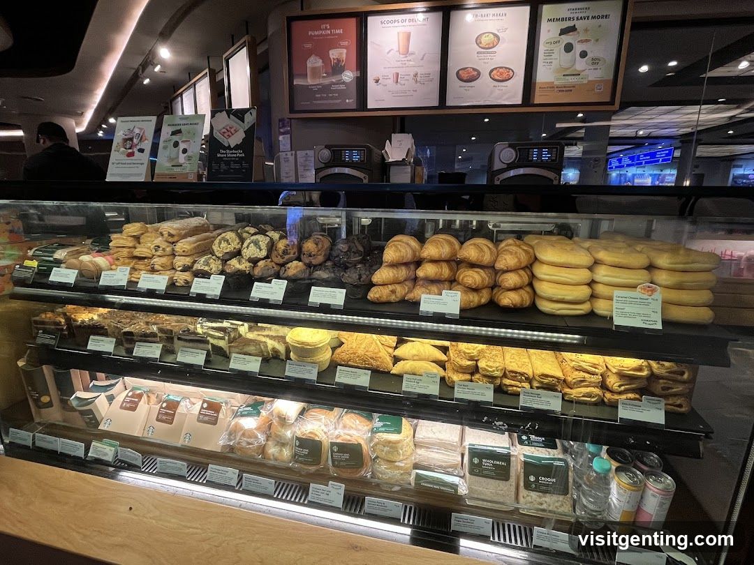Starbucks bakery display