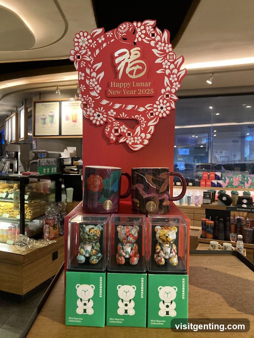 Starbucks Lunar New Year 2025 Display