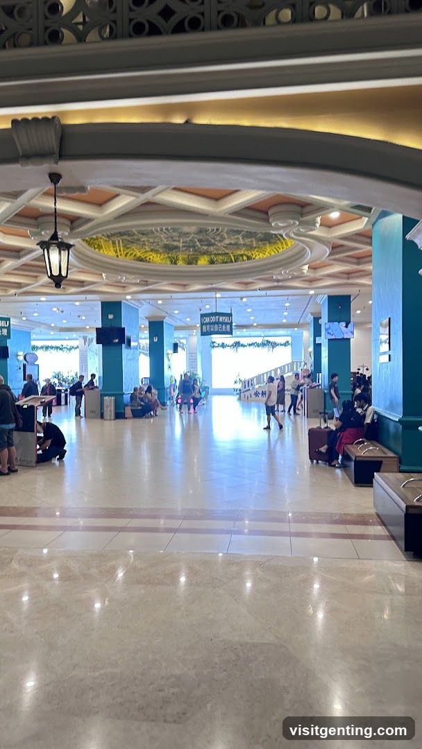 Interior of a large public space
