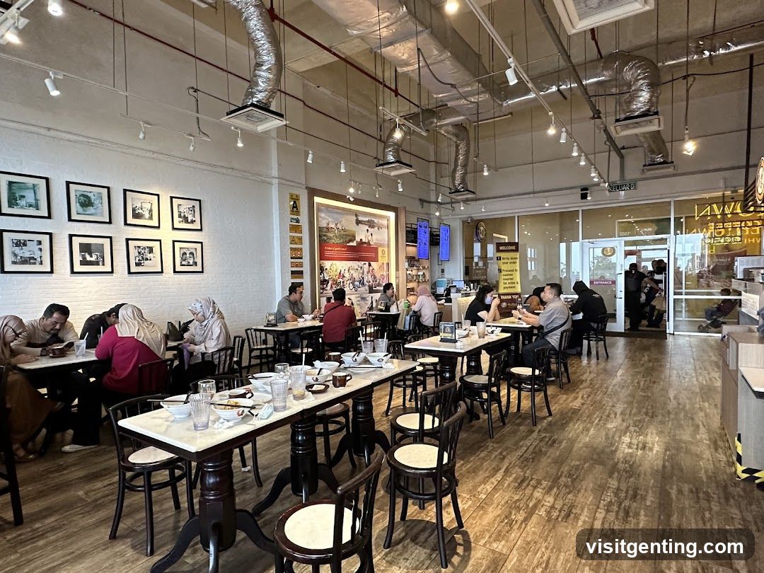 Interior of a café or restaurant