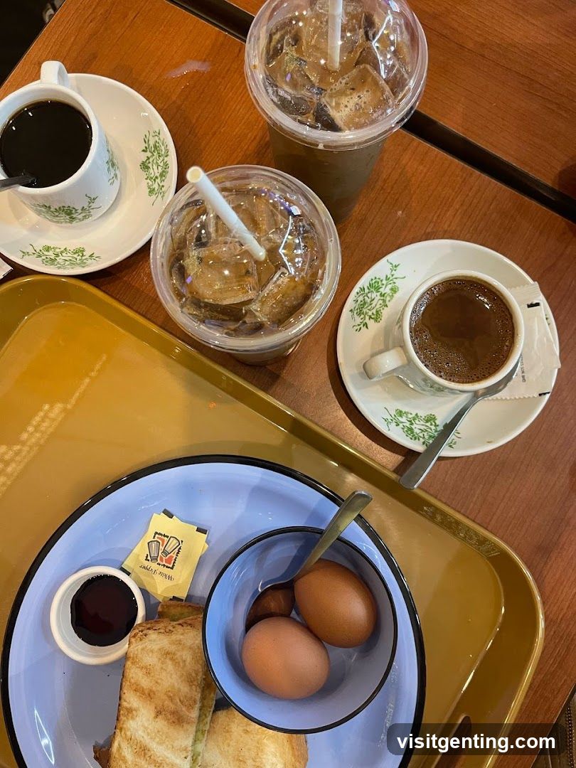 Coffee and Breakfast Set