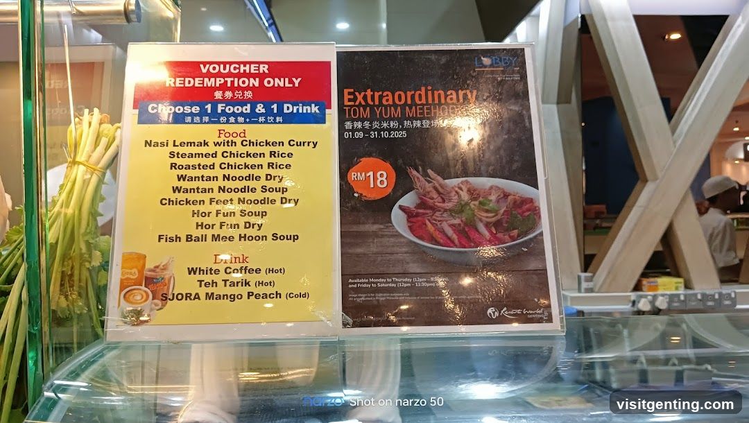 Voucher Redemption Signage