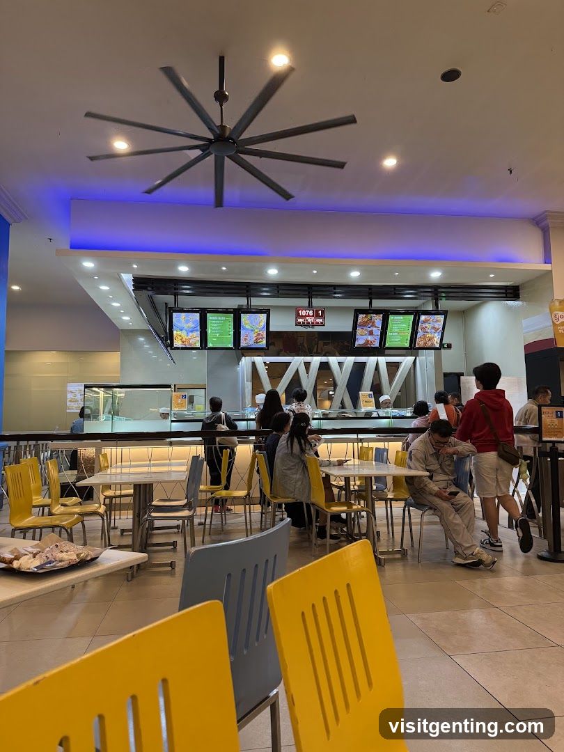 Food court interior