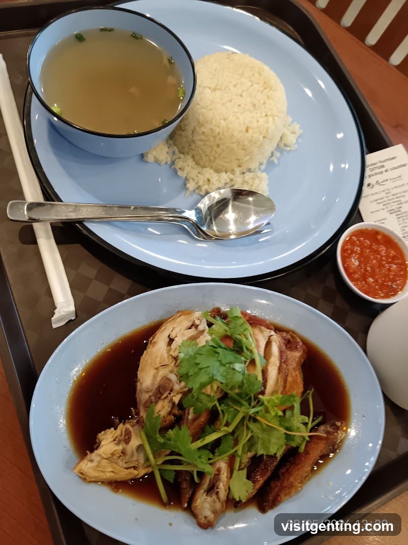 Food served on tray
