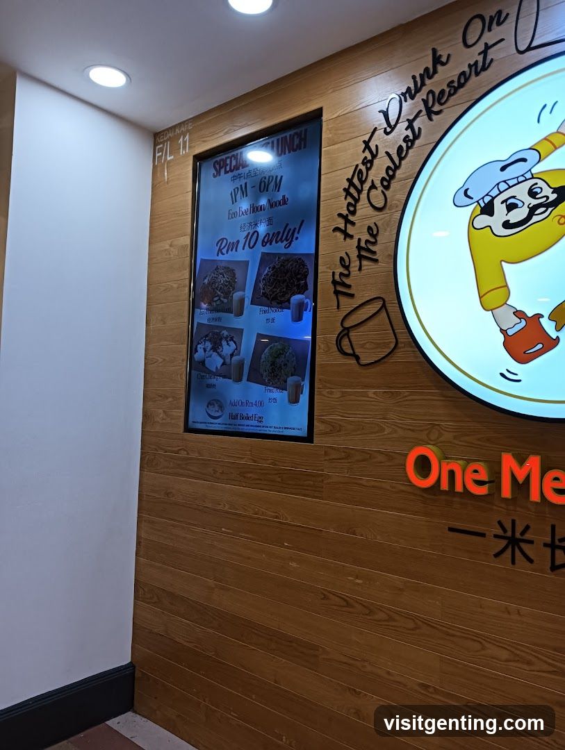 Interior wall signage and promotional display