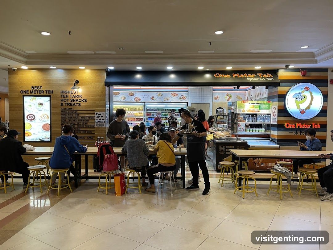 One Meter Teh Food Court Interior