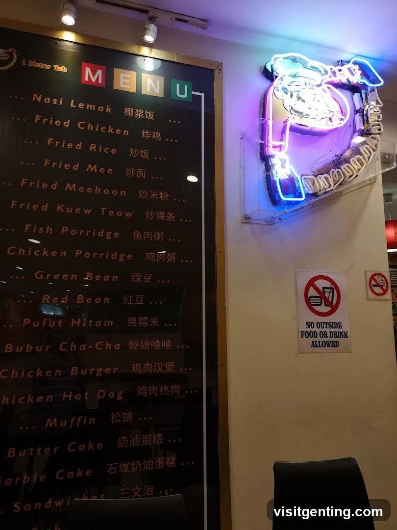 Restaurant Menu Board