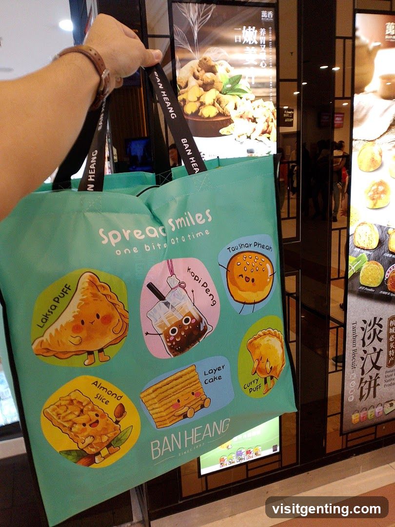 Ban Heang branded tote bag