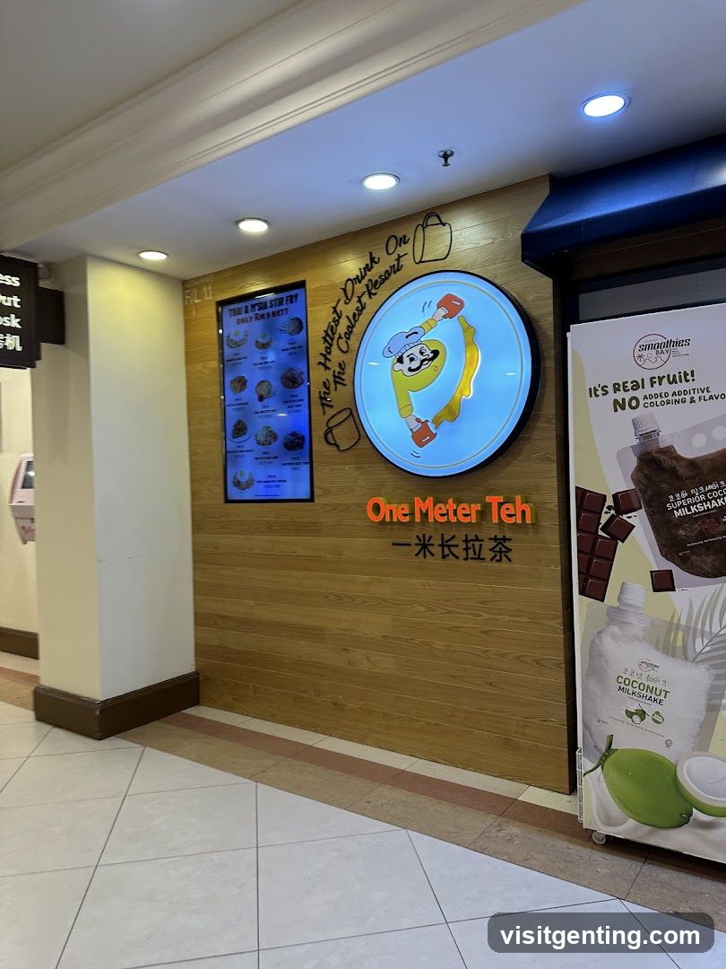 One Meter Teh storefront interior