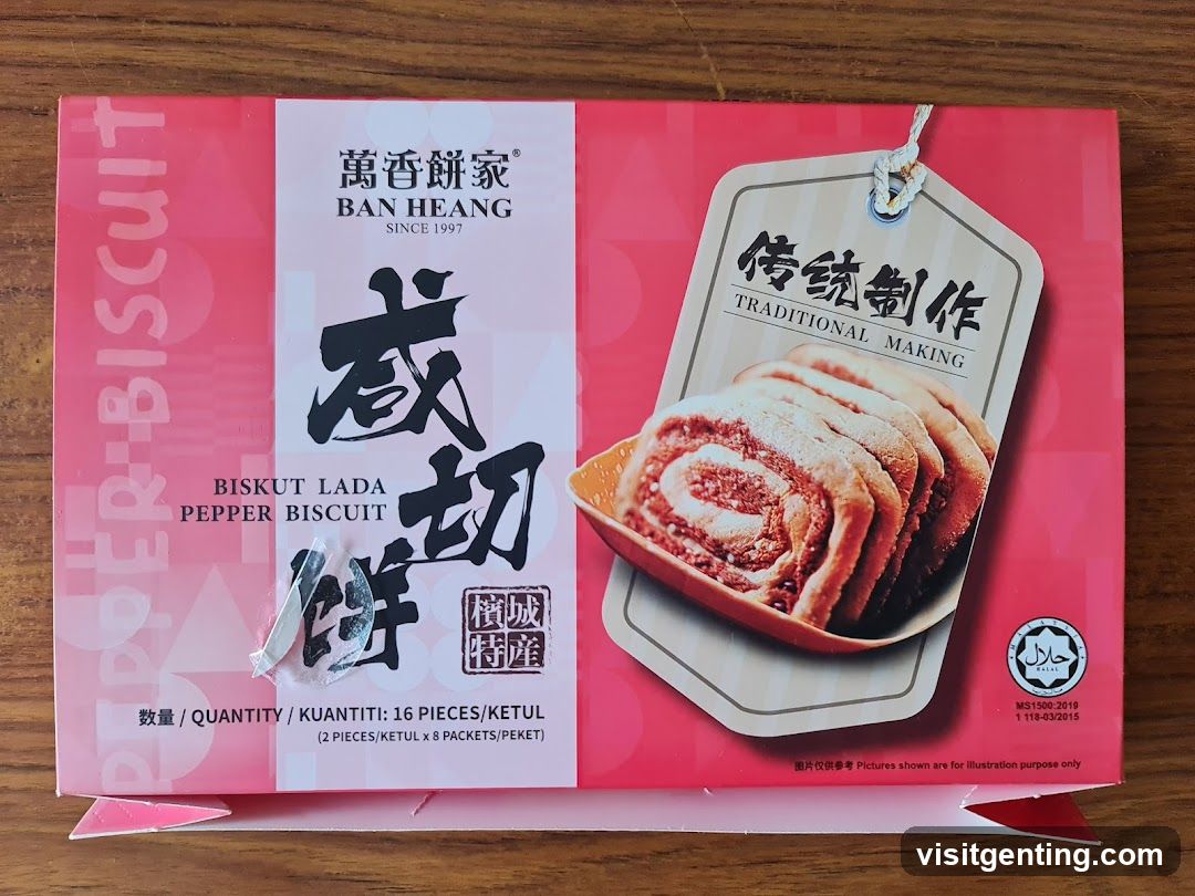 Ban Heang Pepper Biscuit Packaging