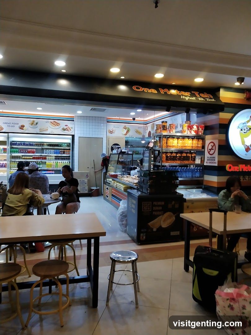 One Meter Teh Shop Interior