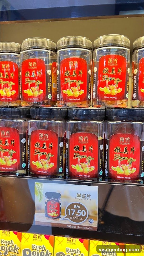 Ginger Slice Products Display