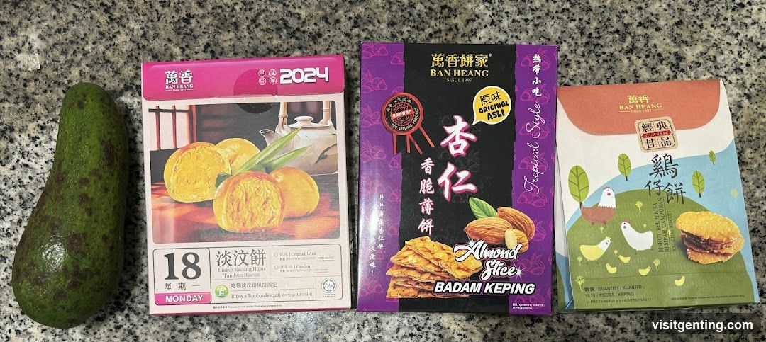 Ban Heang Products on Counter