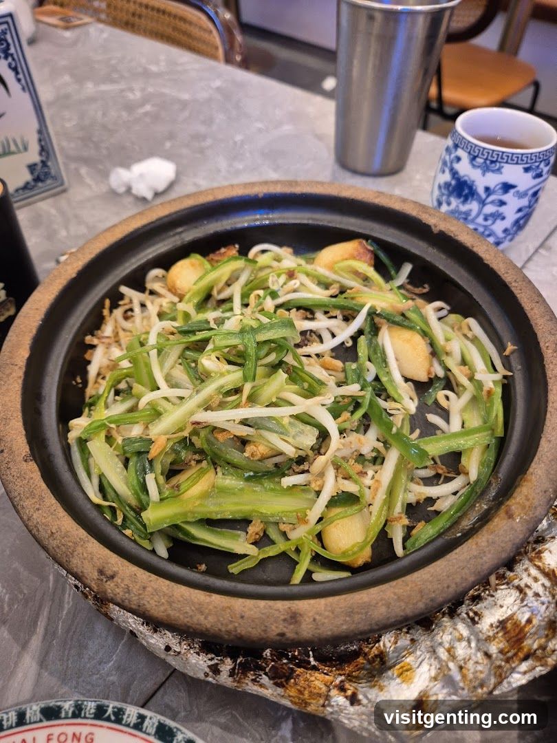 Dish in clay pot at dining table