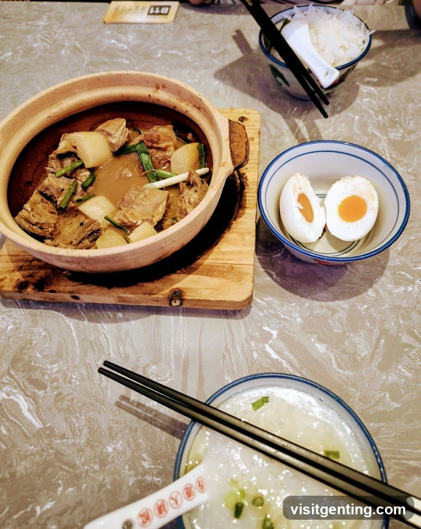 Dining Table with Food
