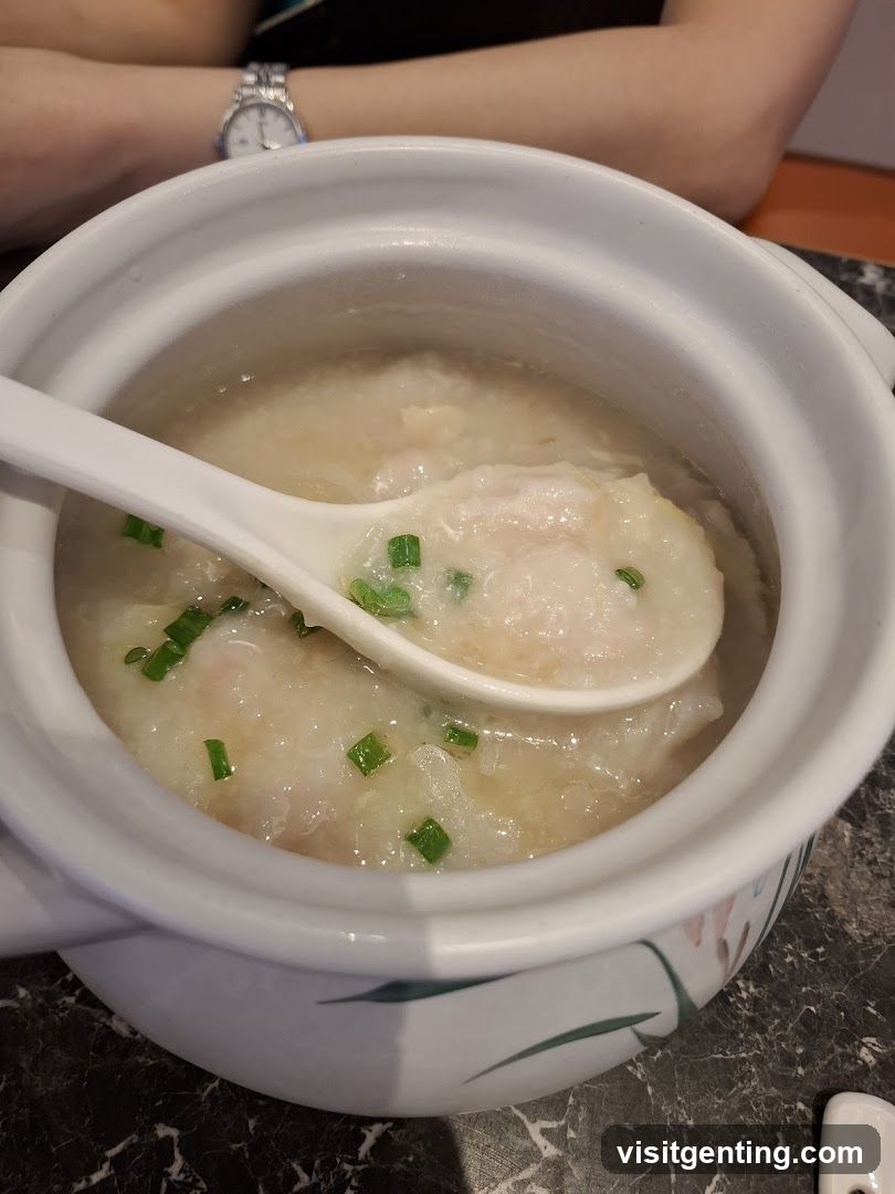 Close-up of soup in ceramic bowl