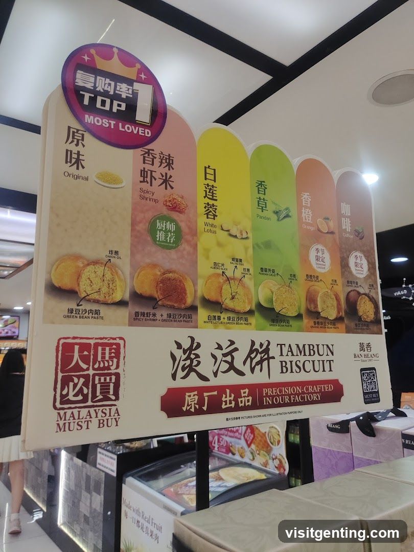 Tambun Biscuit Shop Interior Display