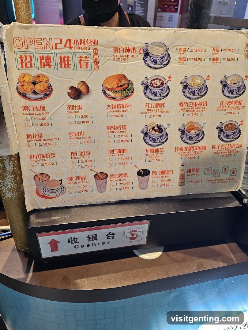Shop Menu Board