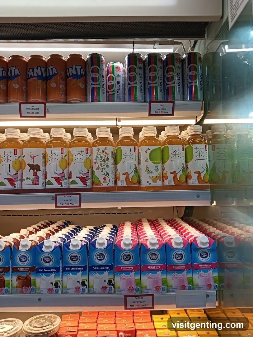Store Refrigerated Shelf Display