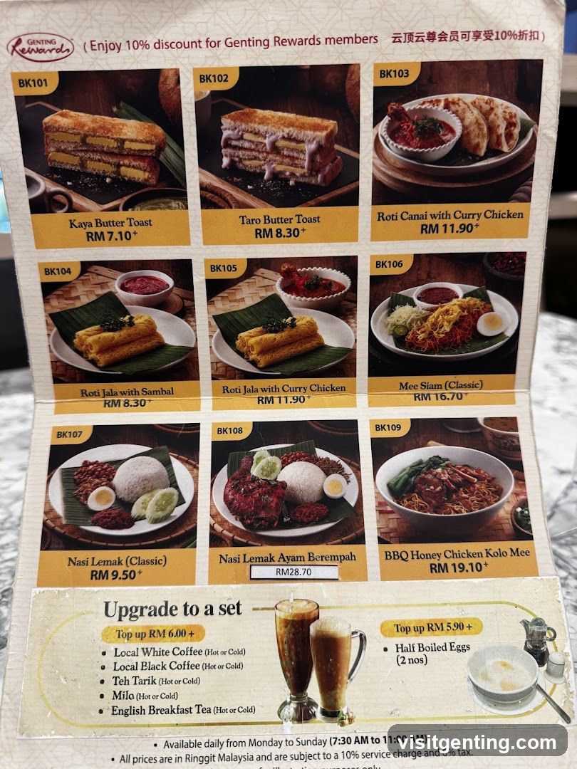 Restaurant Menu