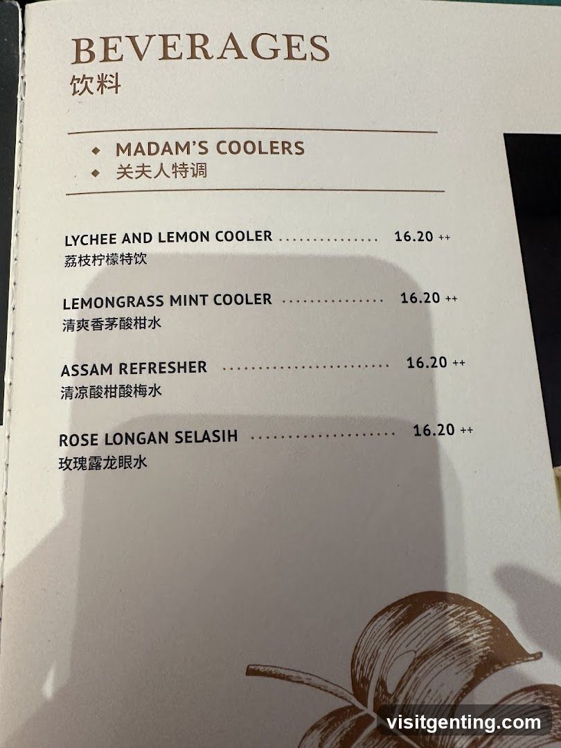 Beverages Section
