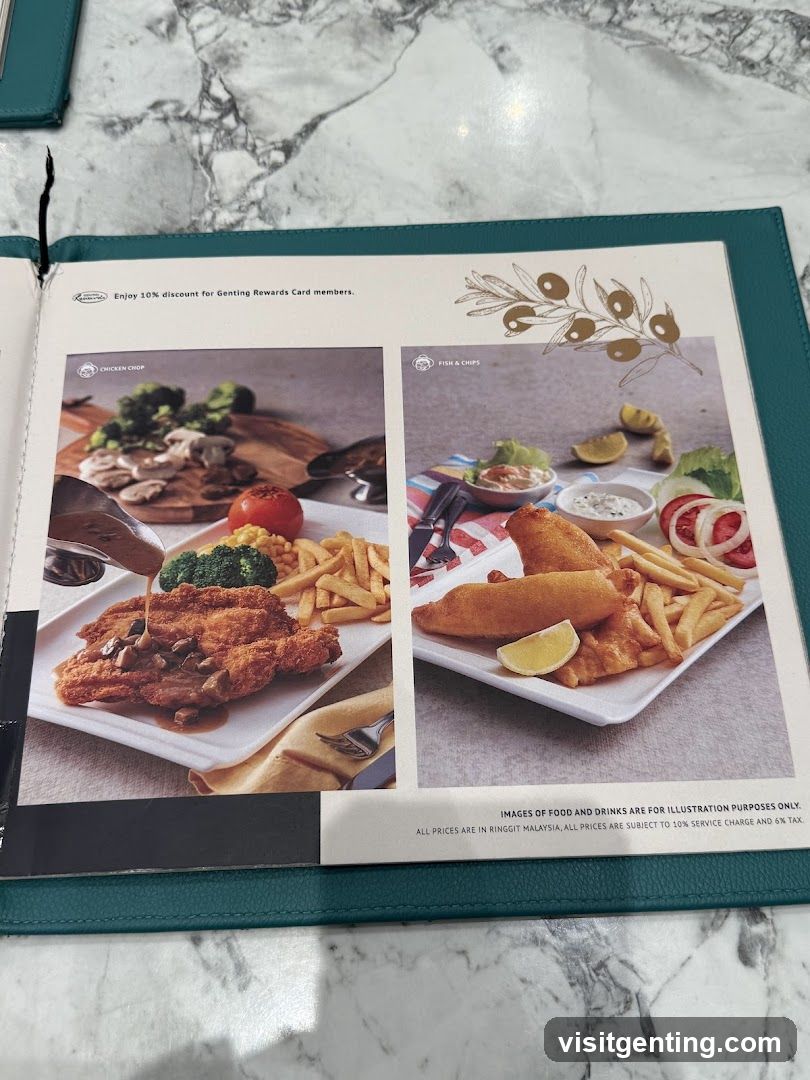 Restaurant Menu Page