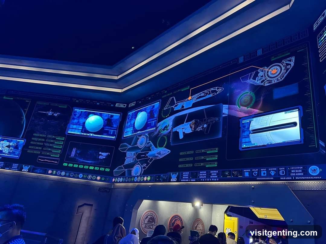 Interior Control Room Display