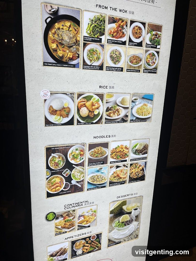 Restaurant Menu Board