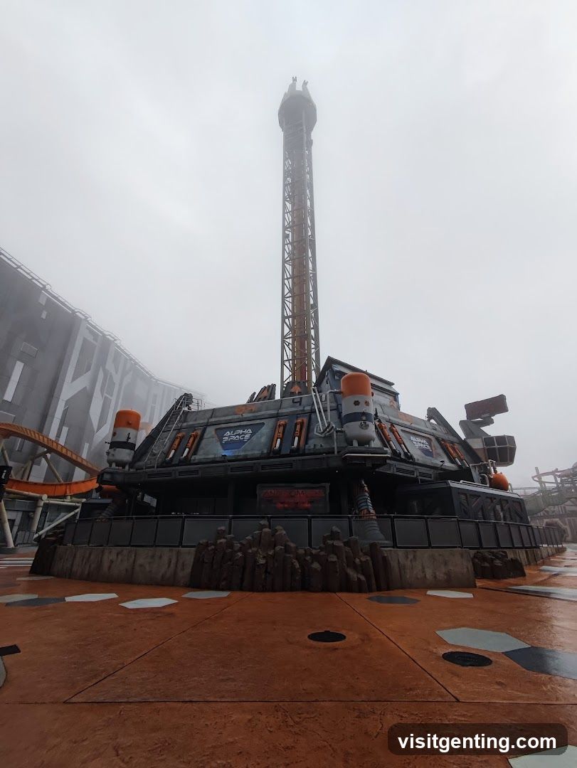 Alpha Space attraction entrance
