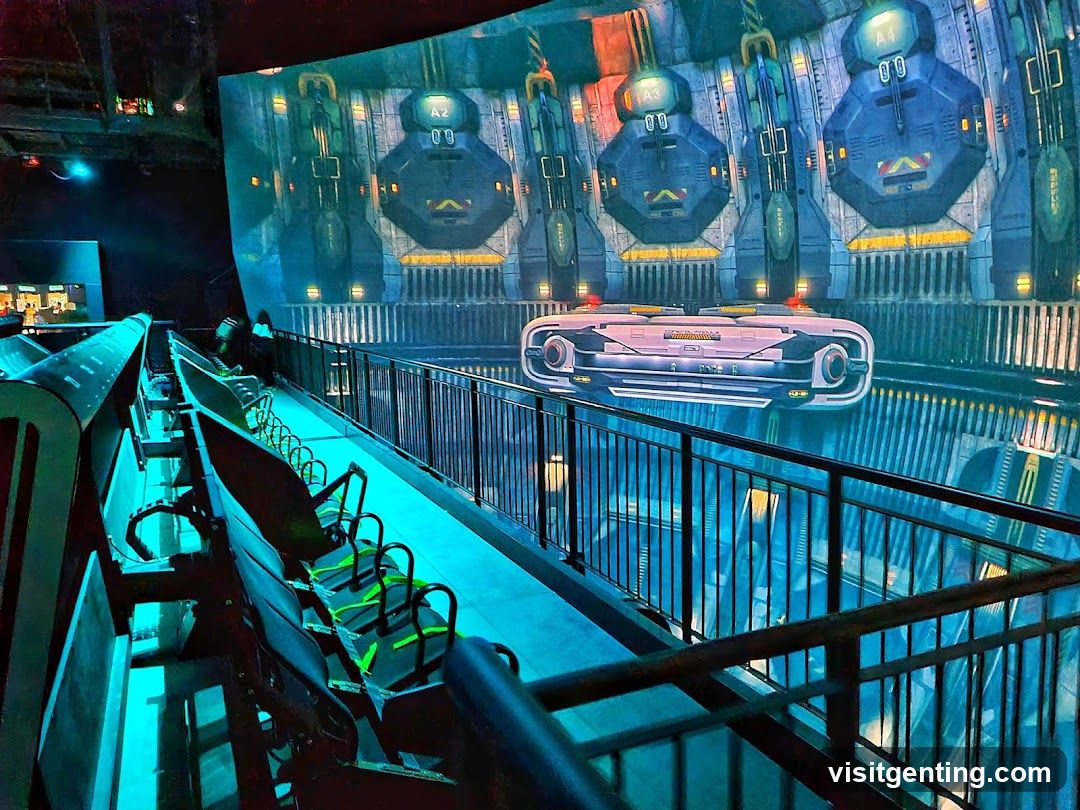 Roller coaster interior