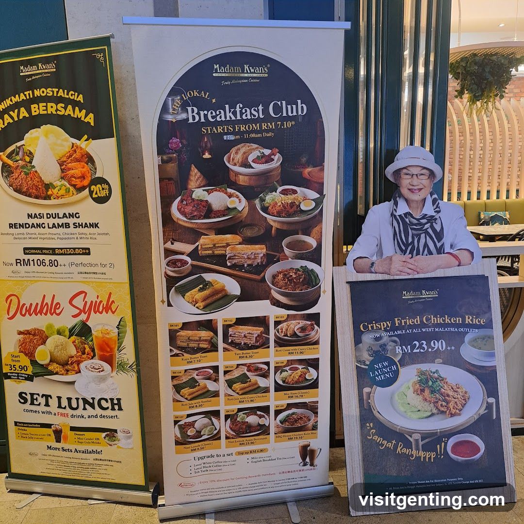 Madam Kwan's promotional display