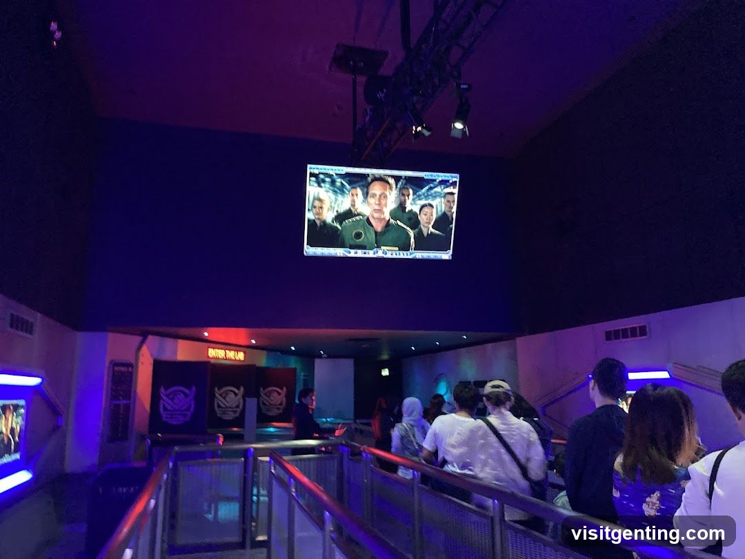 Interior of a themed attraction