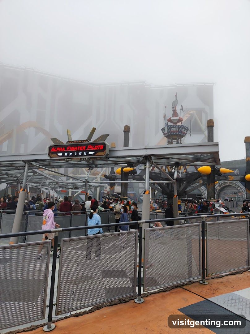 Alpha Fighter Pilots entrance area