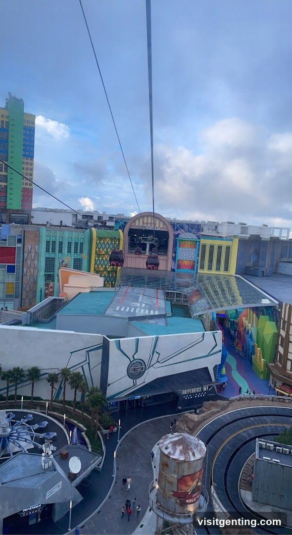 Theme Park Aerial View